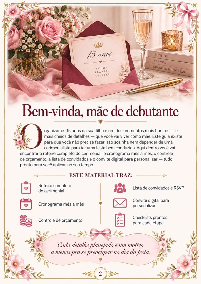 Página de boas-vindas do material