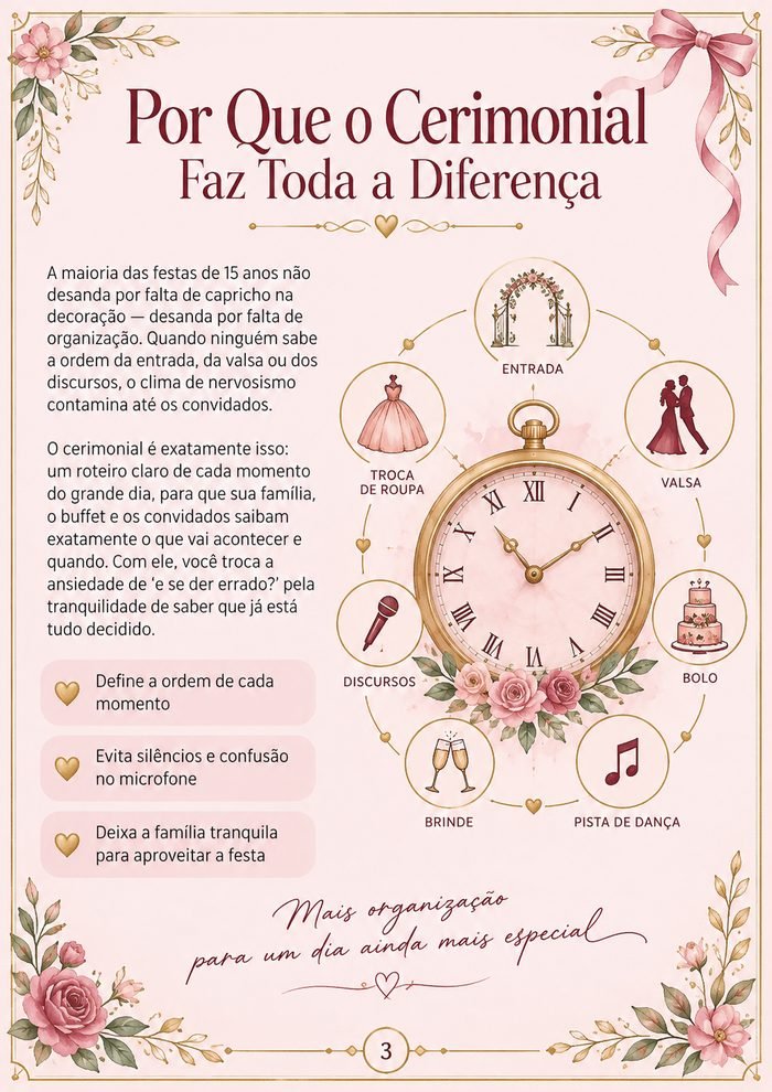 Página sobre por que o cerimonial faz diferença